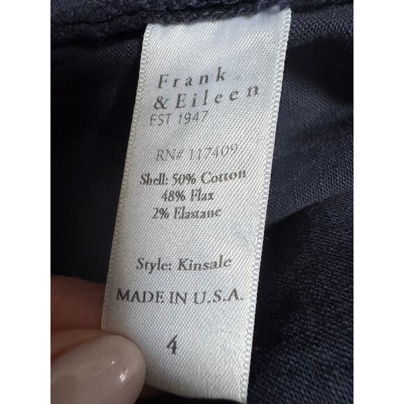Frank & Eileen Kinsale Navy Pant - Size 4 - New! - Picture 7 of 7